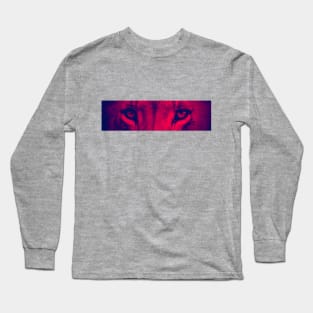 Lion Eyes (Red) Long Sleeve T-Shirt